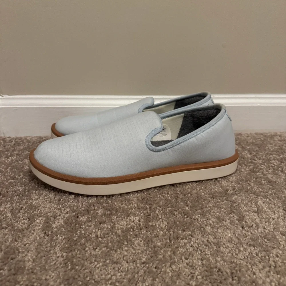 Allbirds Wool Lounger Light Blue Slip On Sneakers Mens 11 WLM11 Low Top Shoes